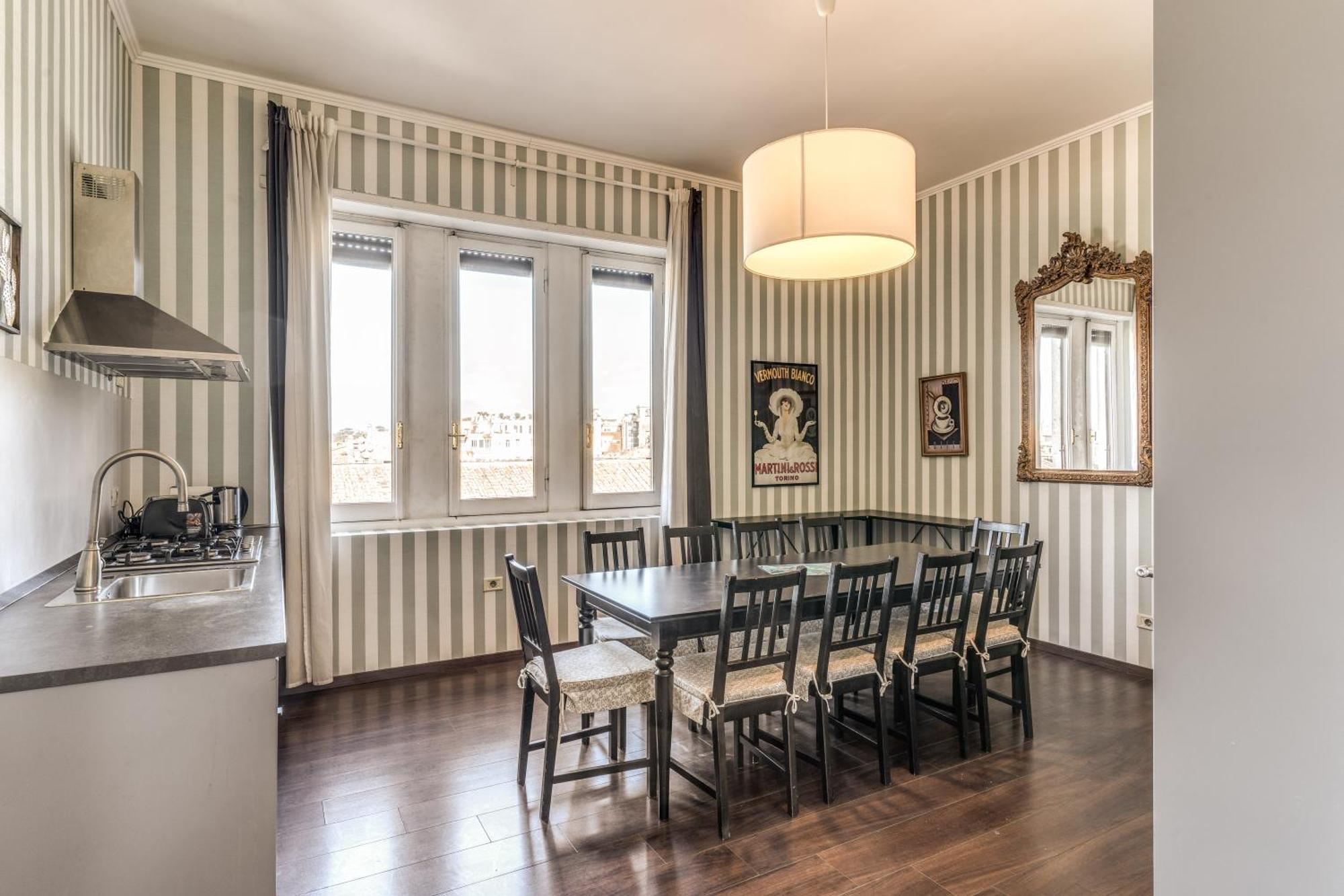 Imperial Panorama Penthouse Apartment Rome Bagian luar foto