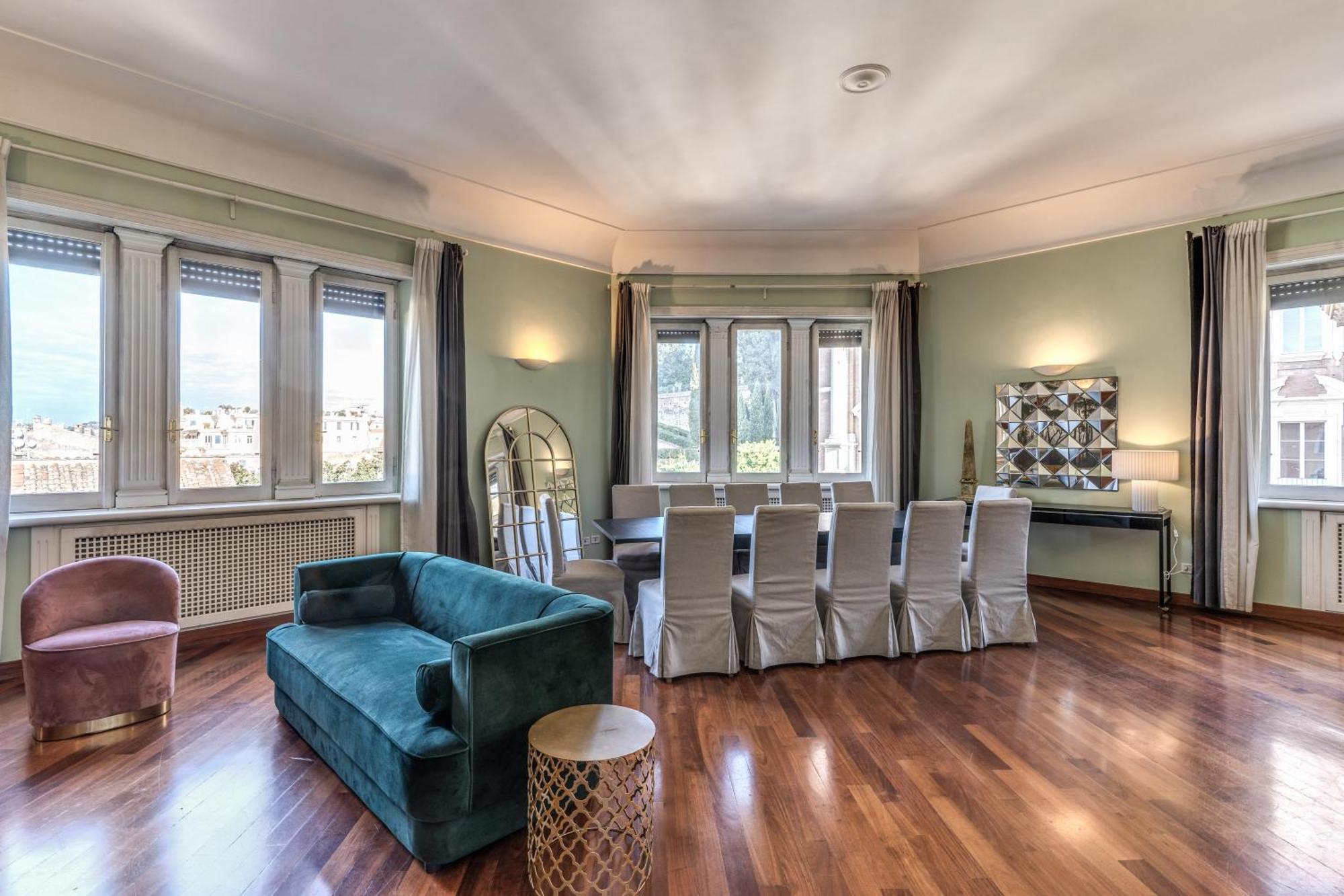 Imperial Panorama Penthouse Apartment Rome Bagian luar foto