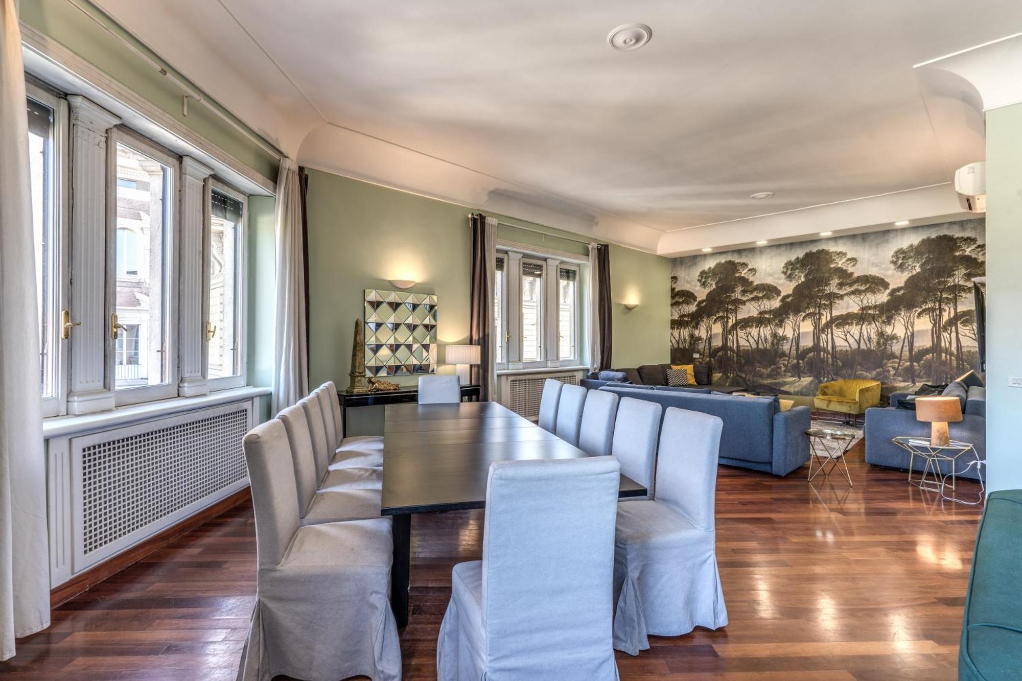 Imperial Panorama Penthouse Apartment Rome Bagian luar foto