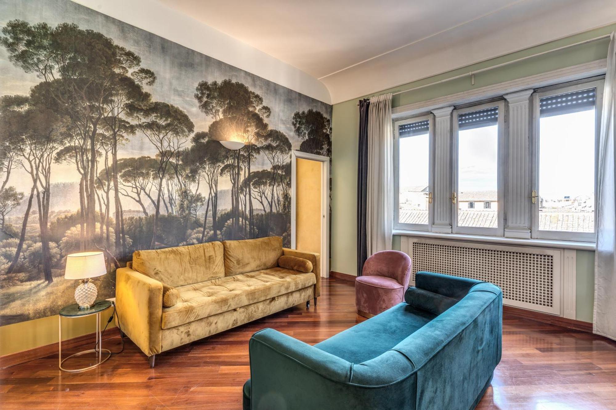 Imperial Panorama Penthouse Apartment Rome Bagian luar foto
