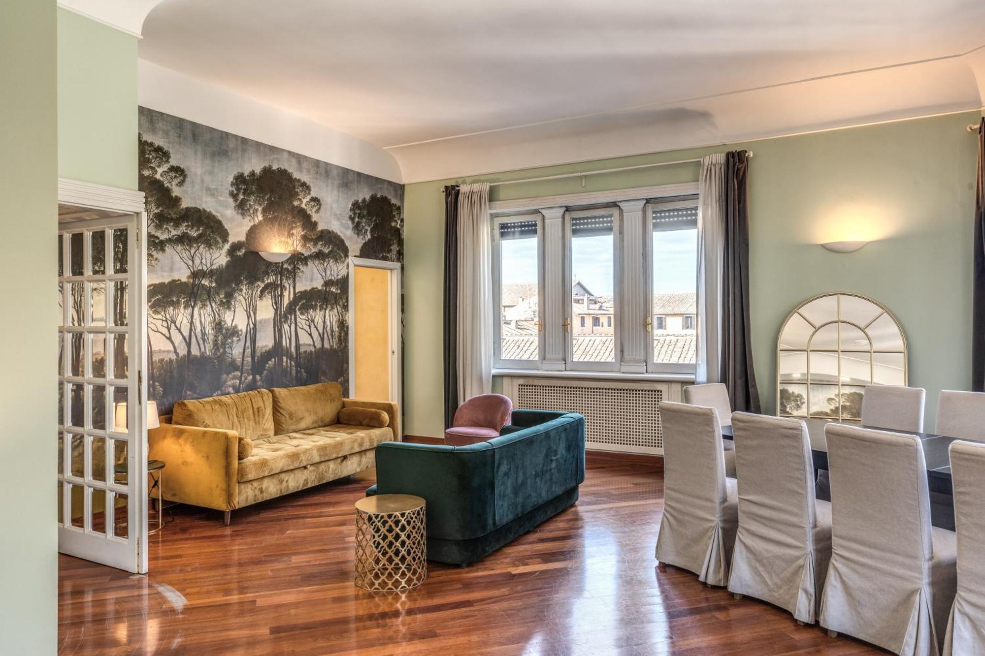 Imperial Panorama Penthouse Apartment Rome Bagian luar foto
