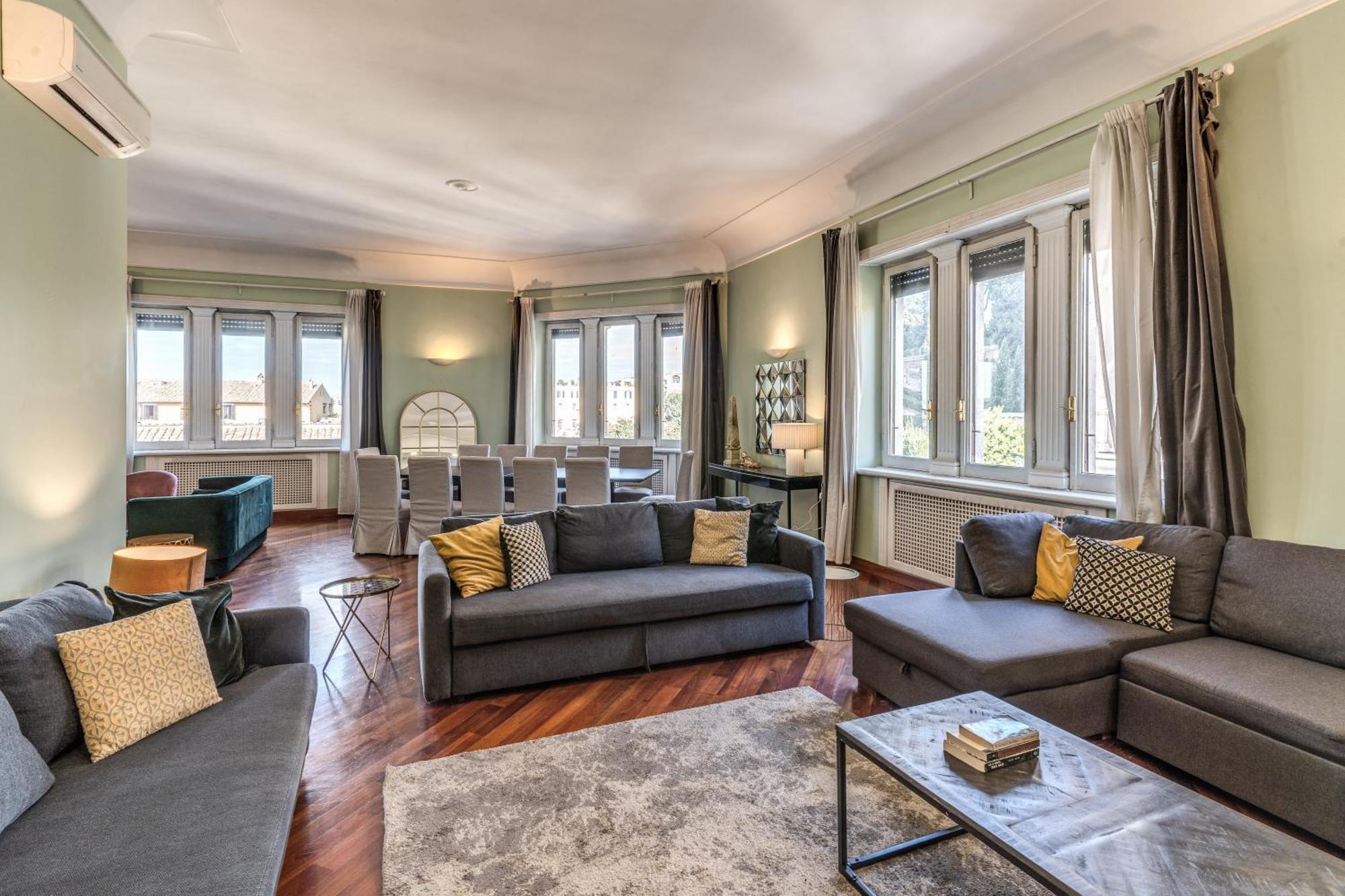 Imperial Panorama Penthouse Apartment Rome Bagian luar foto