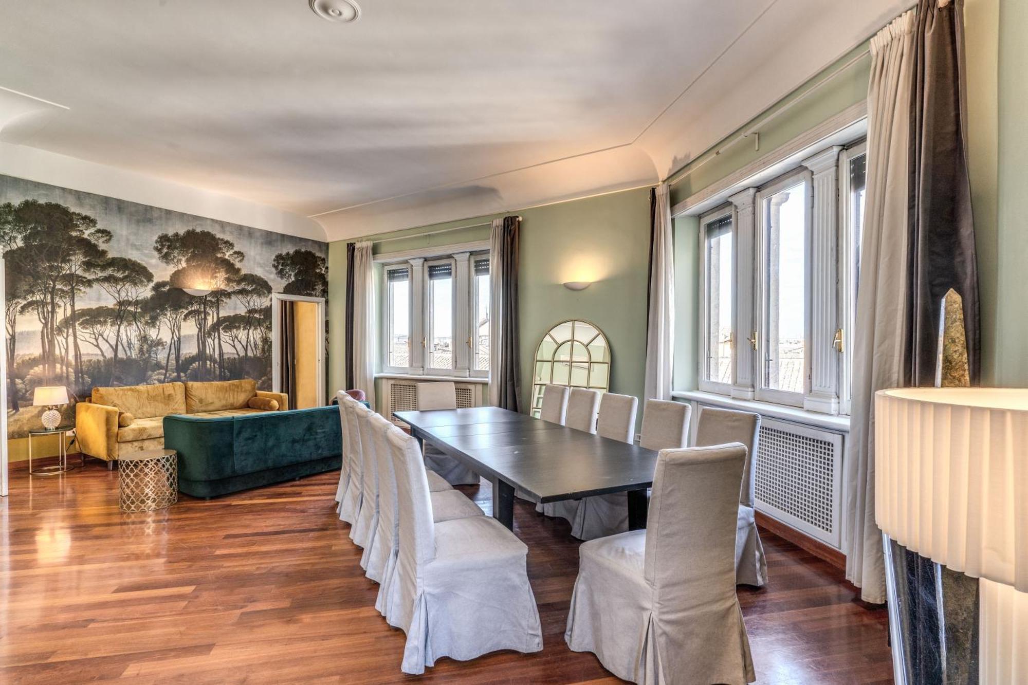 Imperial Panorama Penthouse Apartment Rome Bagian luar foto