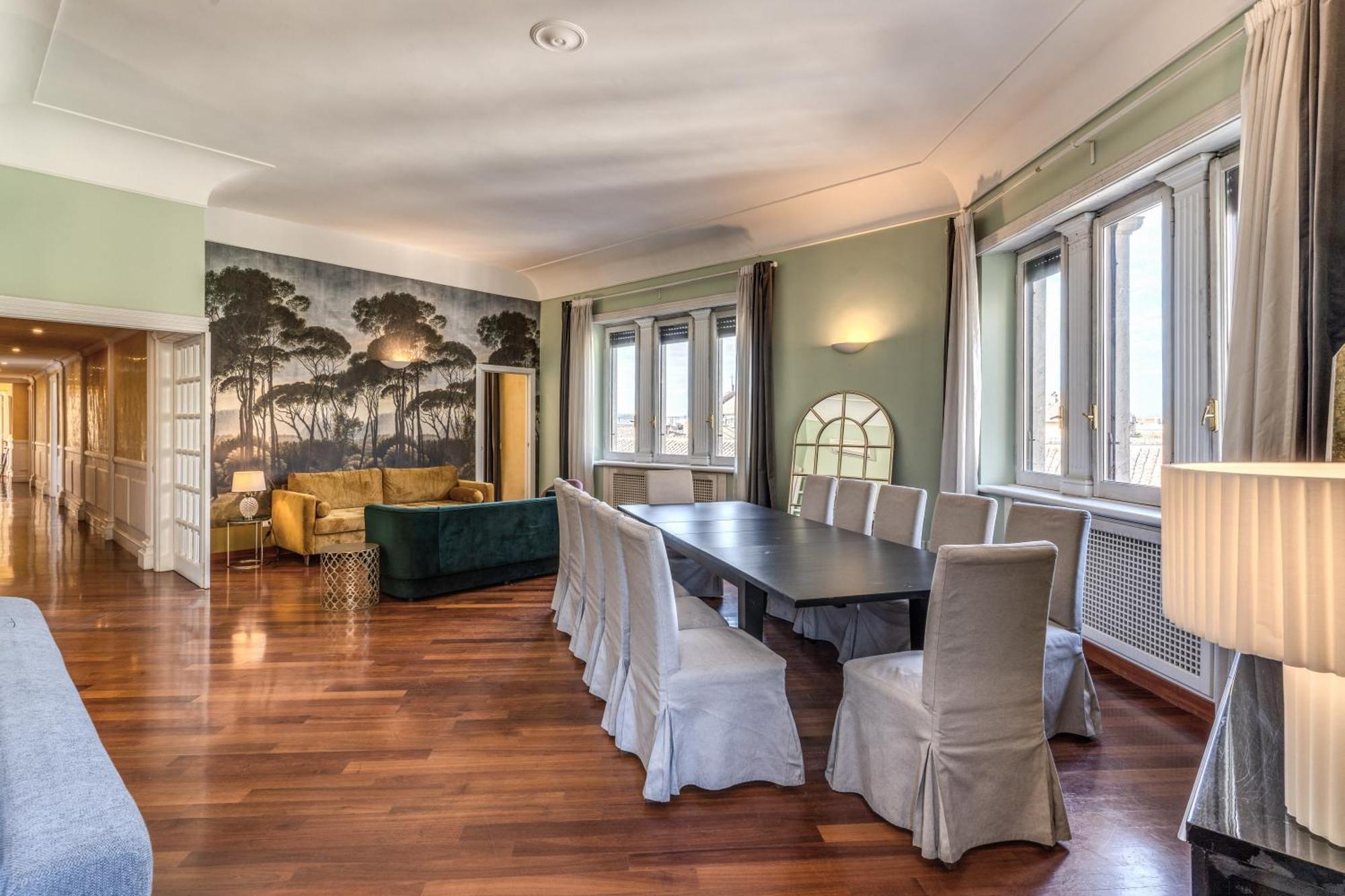 Imperial Panorama Penthouse Apartment Rome Bagian luar foto